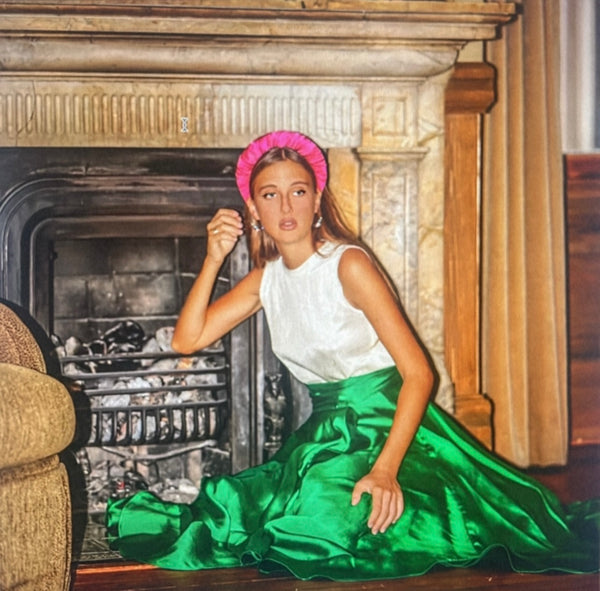 Silk Headband in Hot Pink