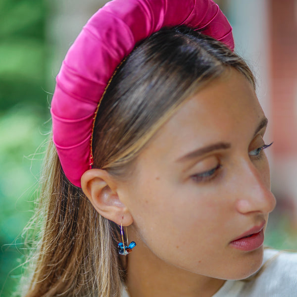 crown headband in hot pink by tanya litkovska