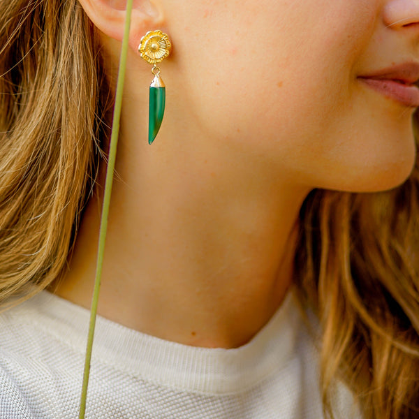 designer women earrings | handcrafted artisan earrings | luxury earrings by tanya litkovska