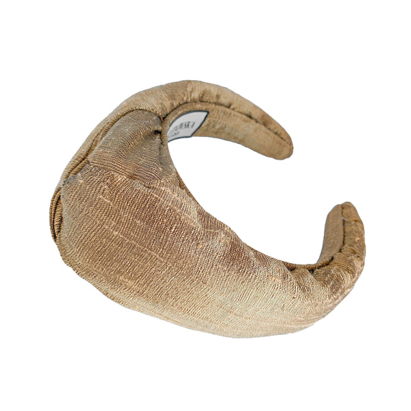 gold turban headband 100% silk | silk turbans by tanya litkovska