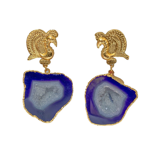 handcrafted earrings | gold plated earrings by tanya litkovska