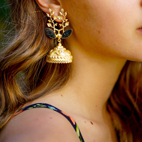 large earrings | unique handmade earrings | fancy earrings by tanya litkovska