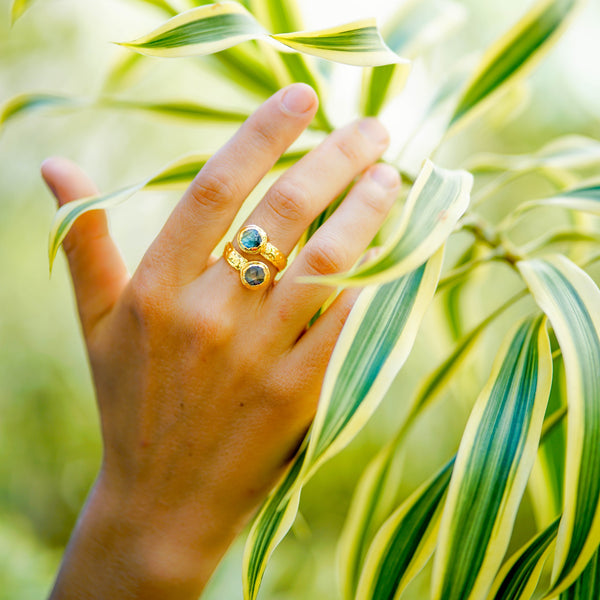 artisan crafted ring | natural stones rings | gemstone rings by tanya litkovska