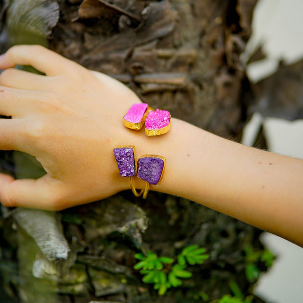 raw stone bracelets | gemstone bracelets | gold bracelets for women by Tanya Litkovska