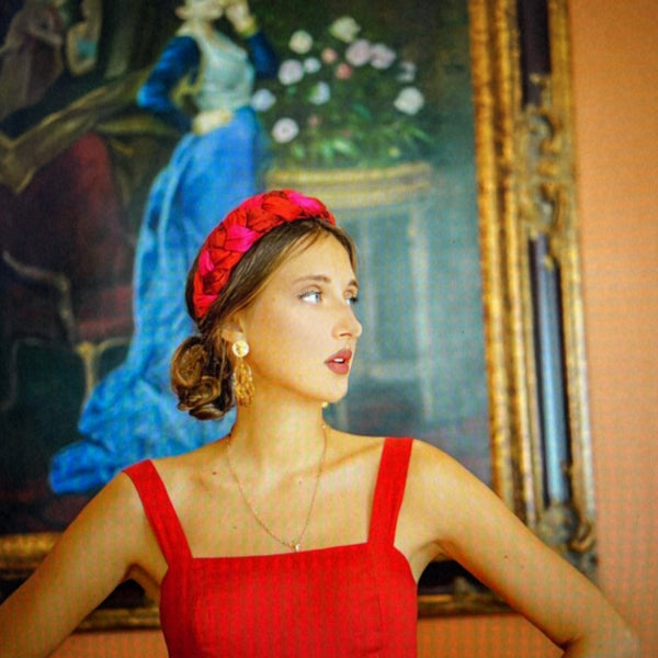 braided designer headbands for women by tanya litkovska