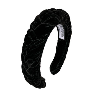 women hair accessories | black velvet headband | black headbands by tanya litkovska