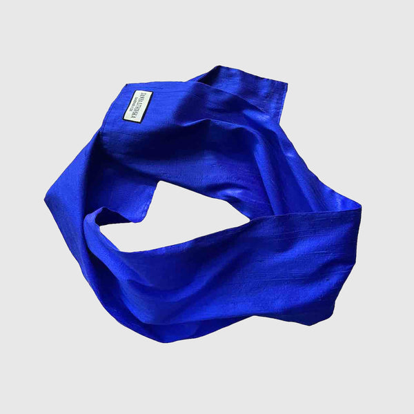 Silk Shawl in Blue