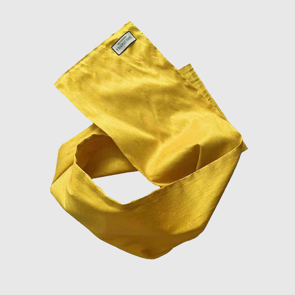 Silk Shawl in Yellow