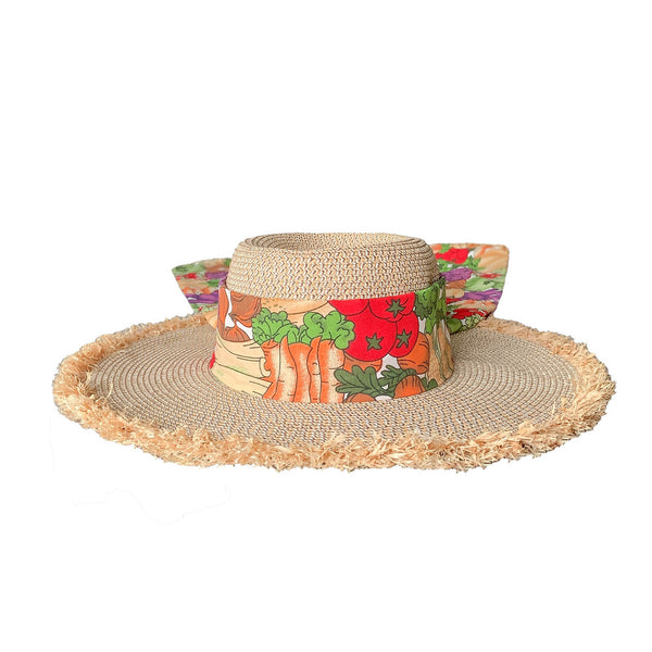 baylie veggie straw hat | bucket hat | fedora hat by tanya litkovska