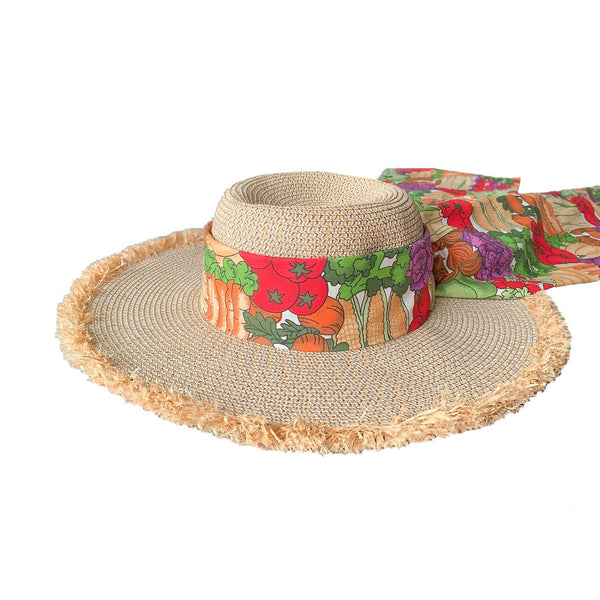 baylie veggie straw hat | bucket hat | fedora hat by tanya litkovska