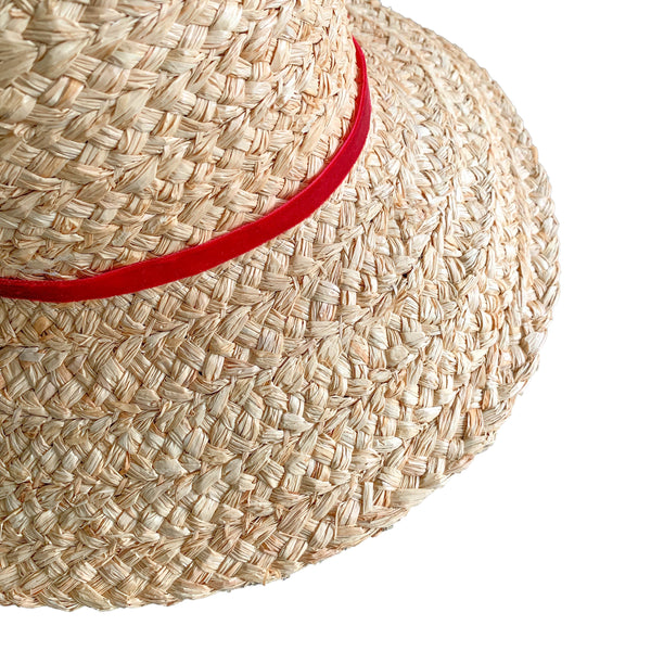 bella straw hat | summer hat | fedora hat by tanya litkovska