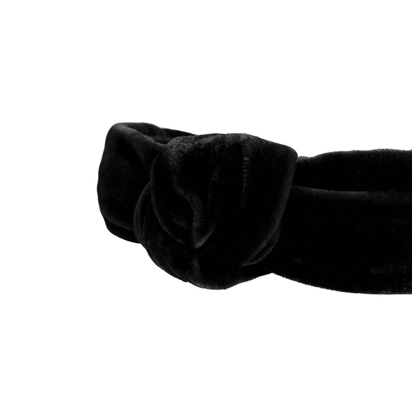 black velvet headband | top knot headbands | thin headbands tanya litkovska