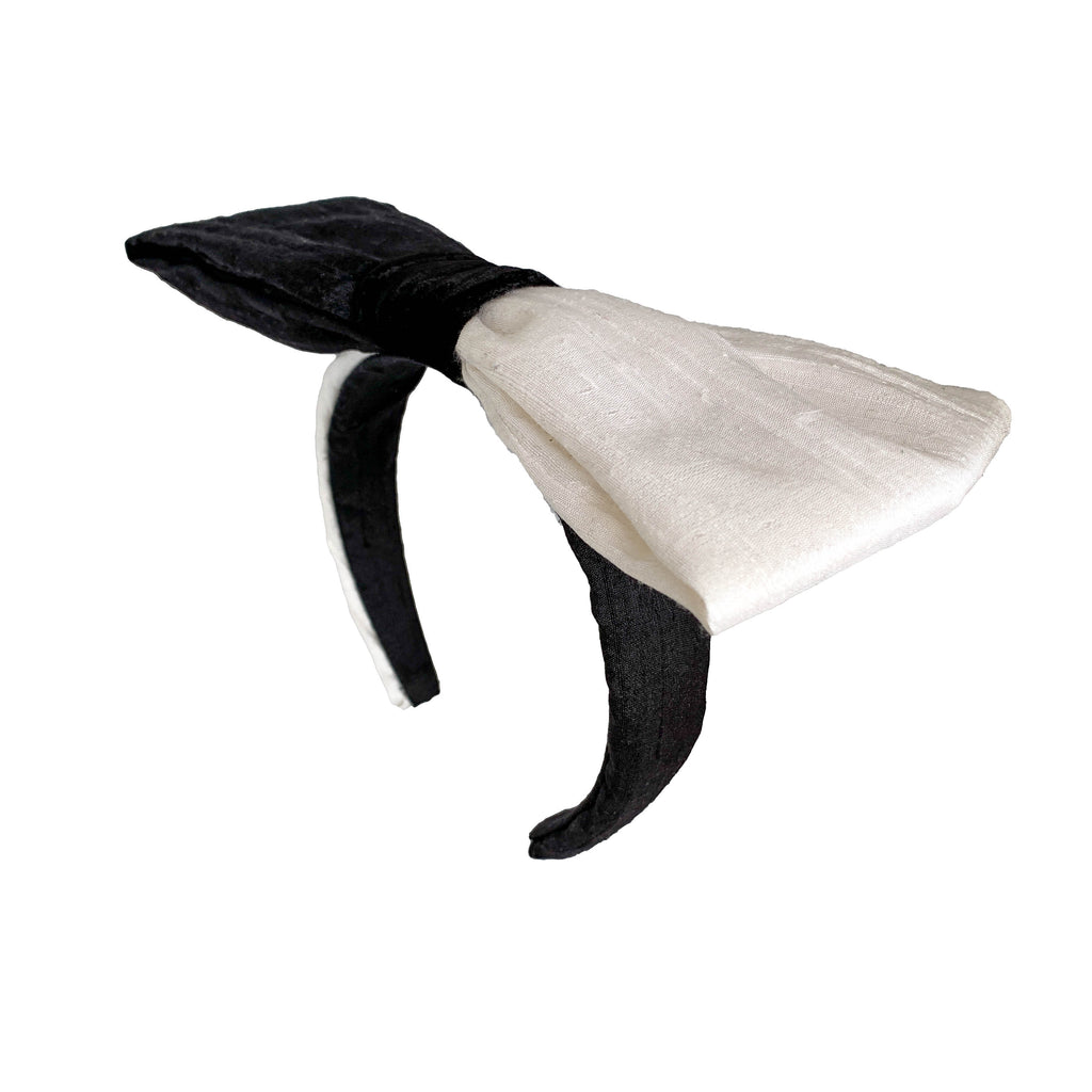 Silk Bow Headband | Designer Bow Headbands | Luxury Bow Headband