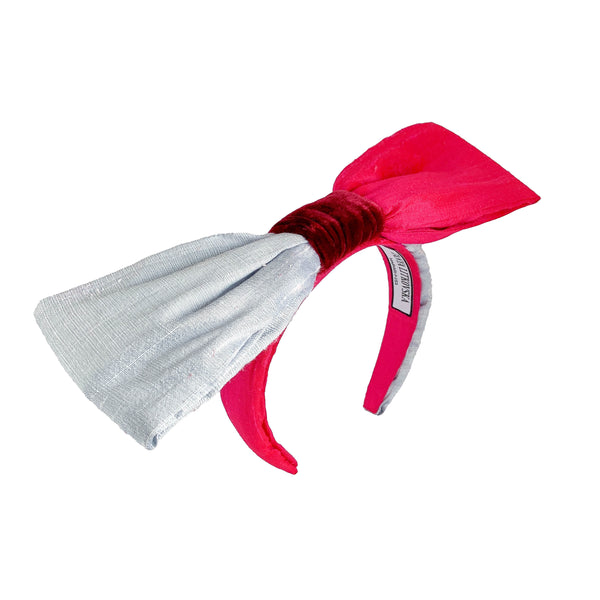 silk bows | designer bow headbands | padded bow headbands by tanya litkovska
